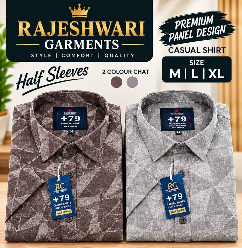 Premium Panel Design Casual Shirt
