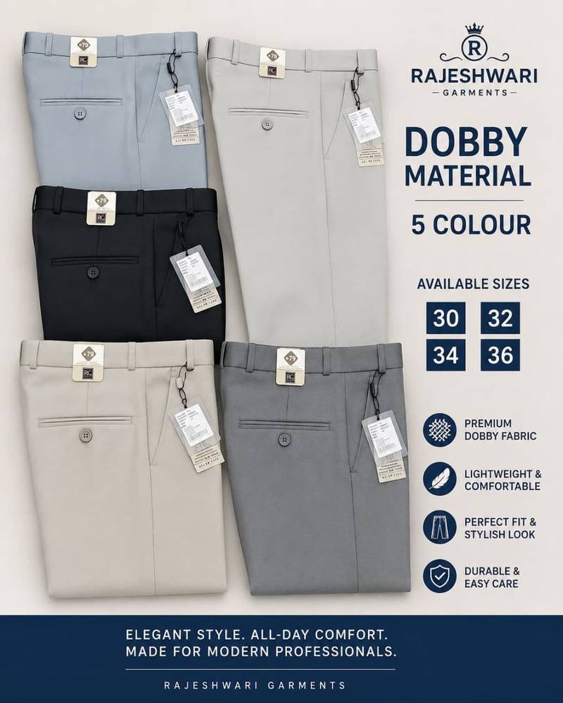 Dobby Material Pants