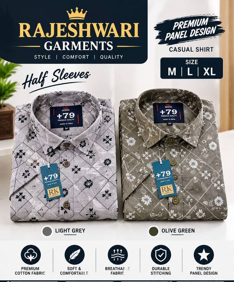 Premium Panel Design Casual Shirt