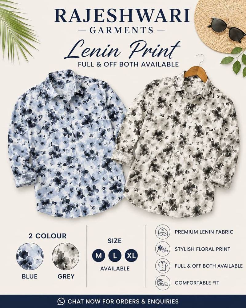Lenin Print Shirt